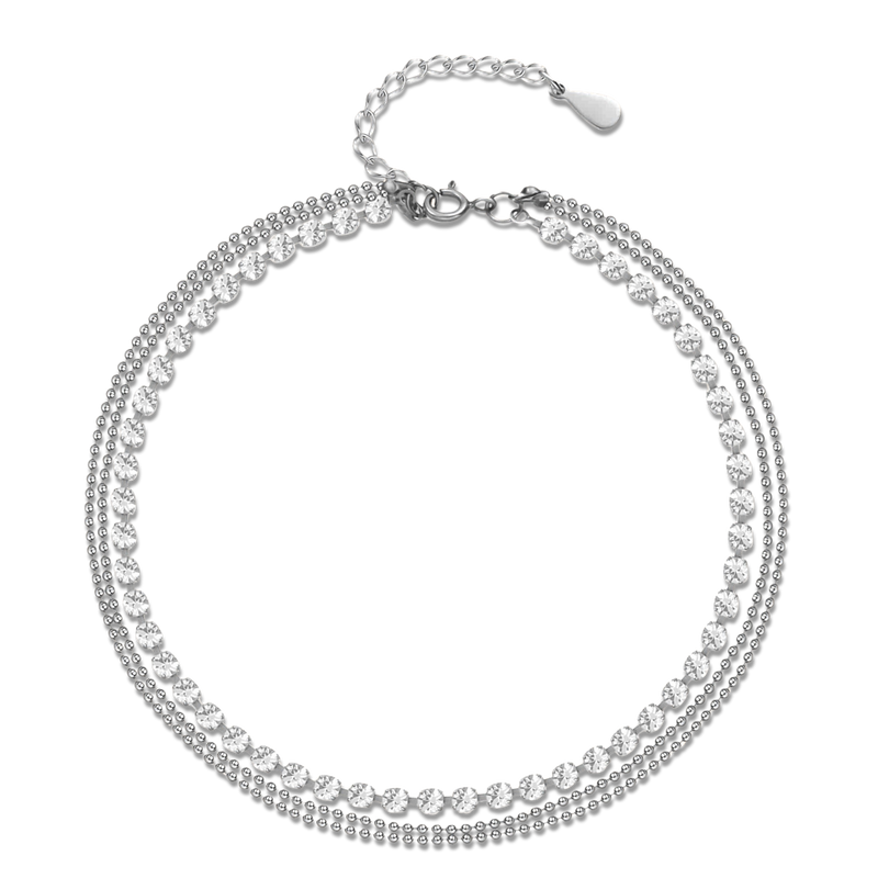 Bracelet de cheville Brillants - LaMaisonDesBijoux