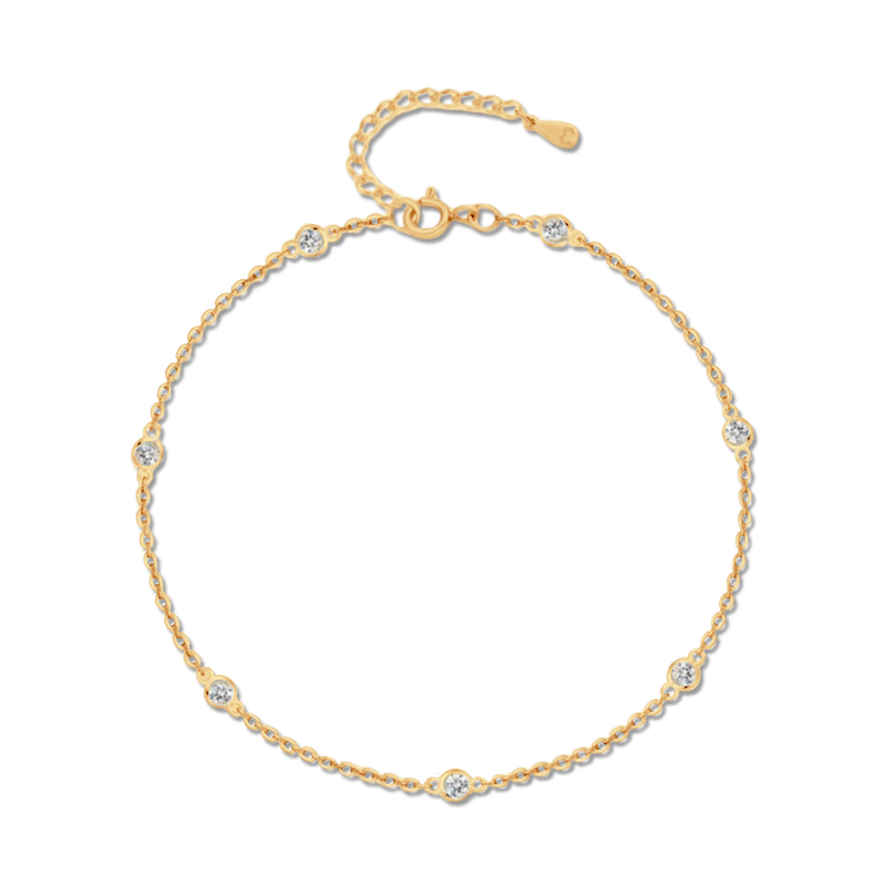Bracelet de cheville Diamants - LaMaisonDesBijoux