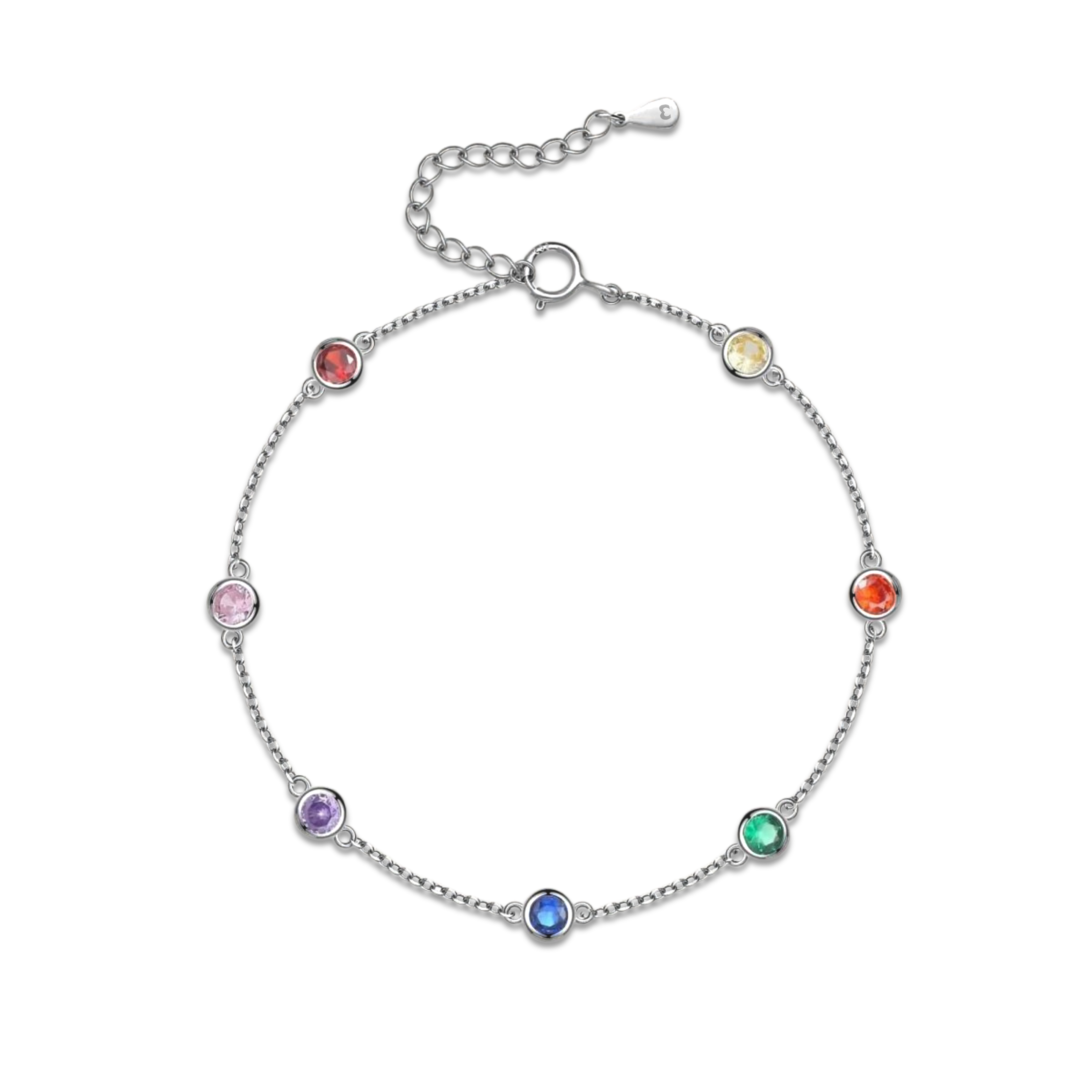Regenbogen-Fußkette