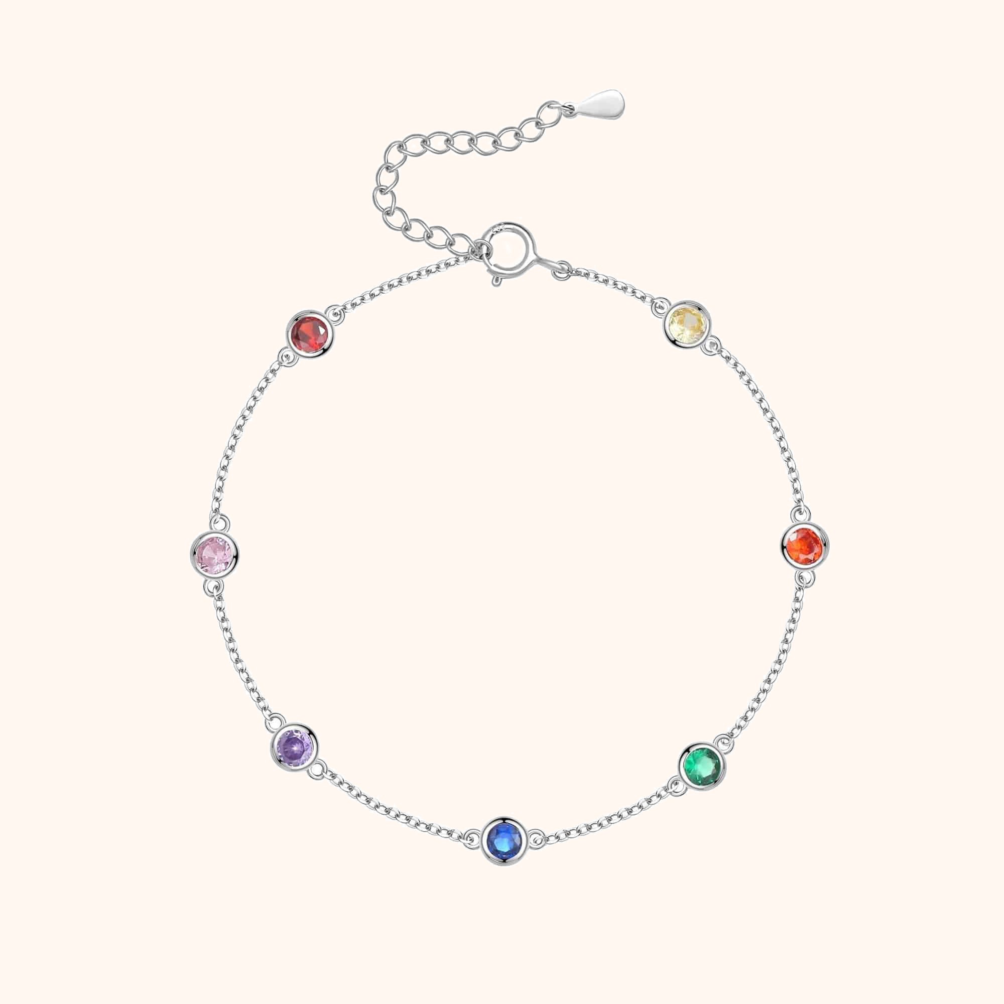 Bracelet de cheville "Arc-en-ciel" - LaMaisonDesBijoux