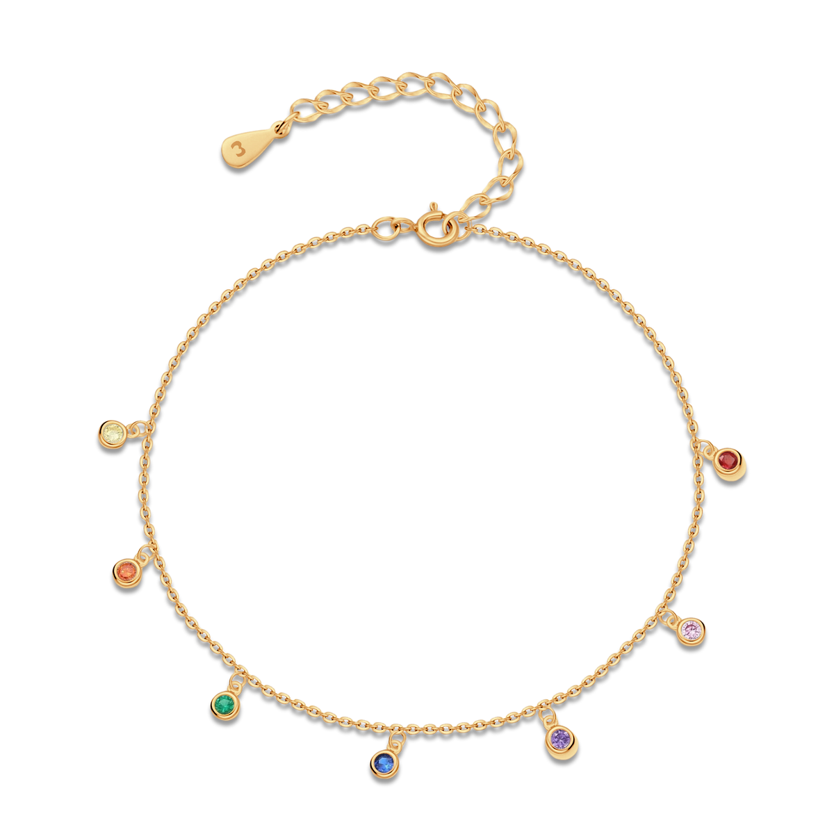 Bracelet de cheville Petits Brillants - LaMaisonDesBijoux