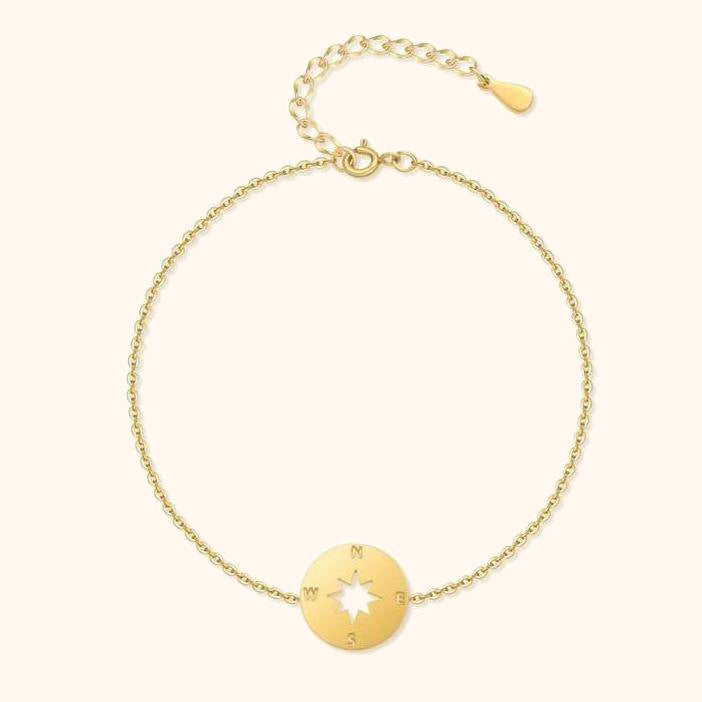 Bracelet de cheville Rose des Vents - LaMaisonDesBijoux