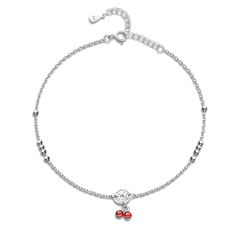 Bracelet de cheville Cerise - LaMaisonDesBijoux