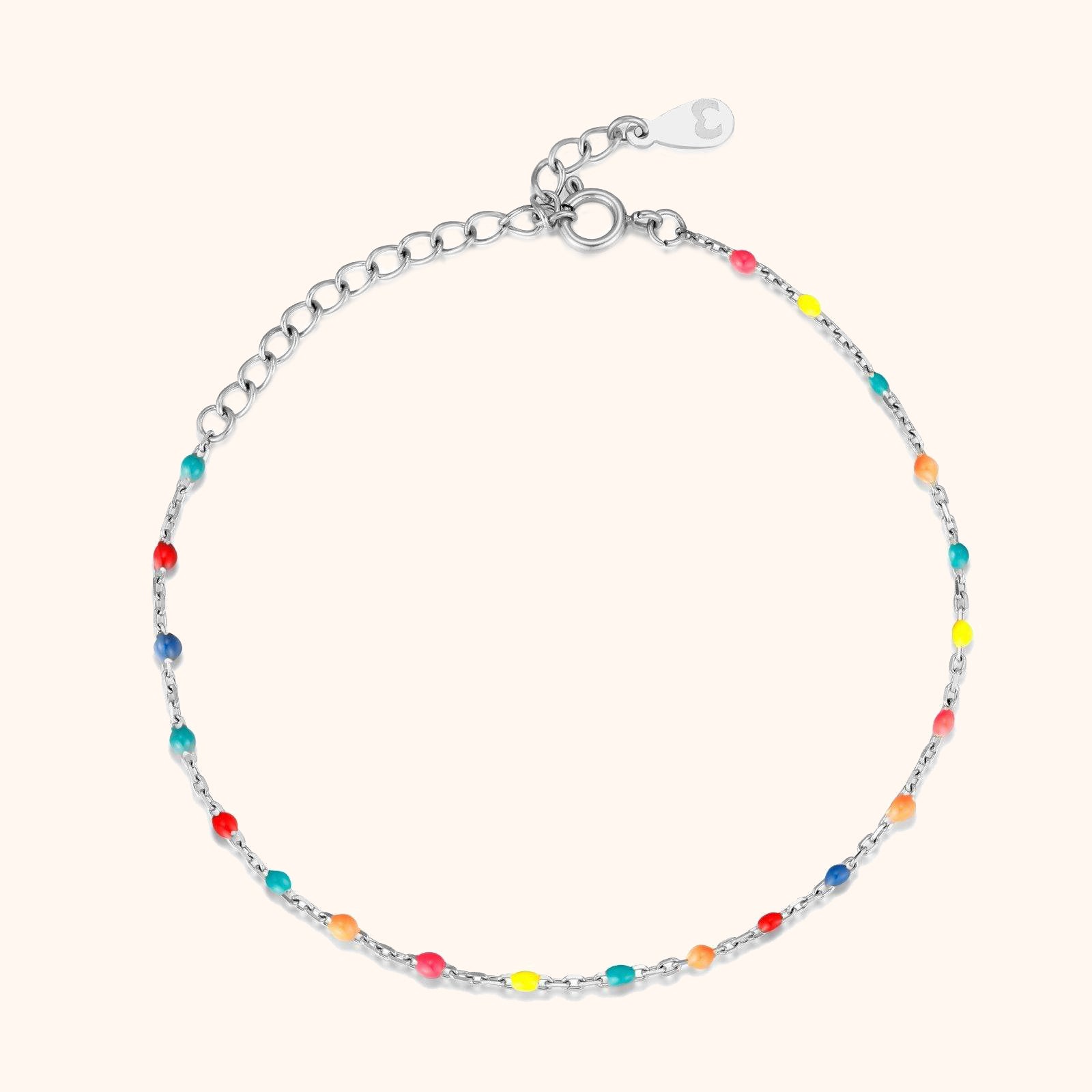 Bracelet de cheville "Cocktail Multicolore"