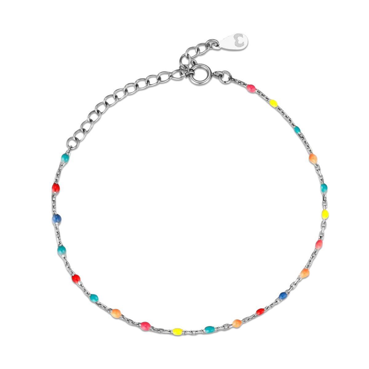 Bracelet de cheville Cocktail Multicolore - LaMaisonDesBijoux