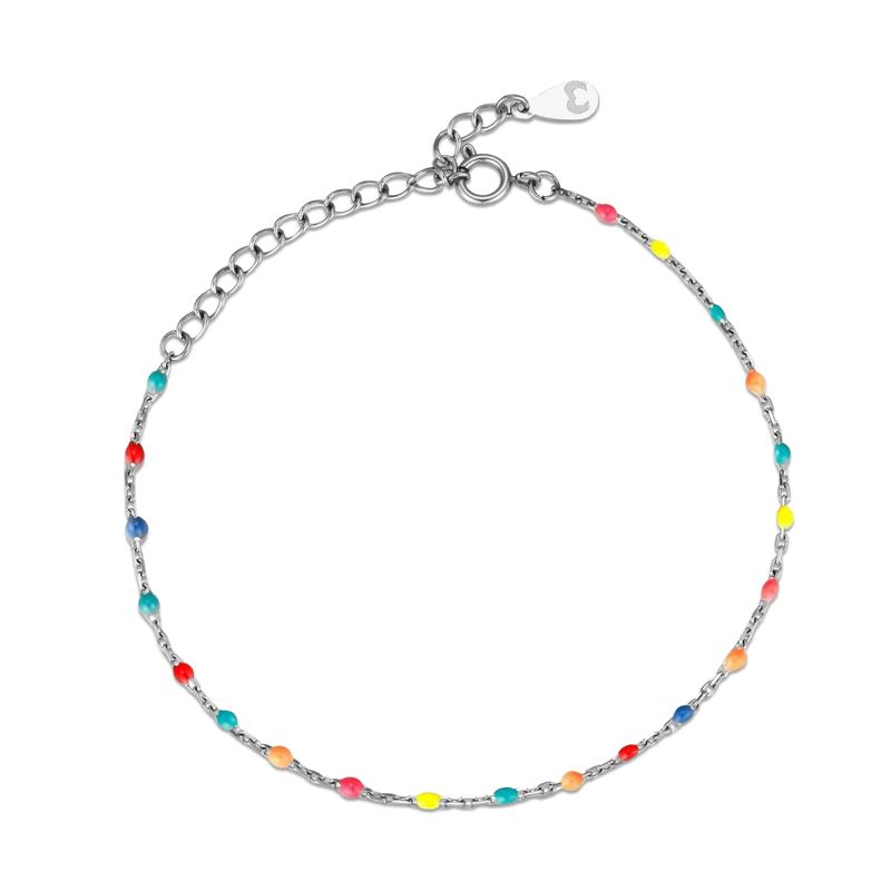 Bracelet de cheville Cocktail Multicolore - LaMaisonDesBijoux