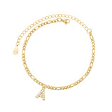 Bracelet de cheville "Initiales" - LaMaisonDesBijoux