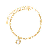 Bracelet de cheville "Initiales" - LaMaisonDesBijoux