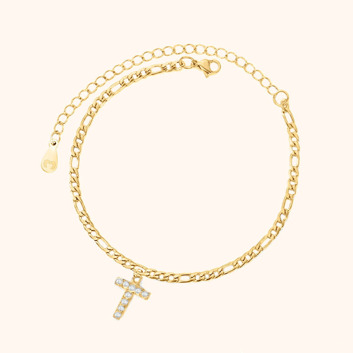 Bracelet de cheville Initiales - LaMaisonDesBijoux