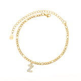 Bracelet de cheville "Initiales" - LaMaisonDesBijoux