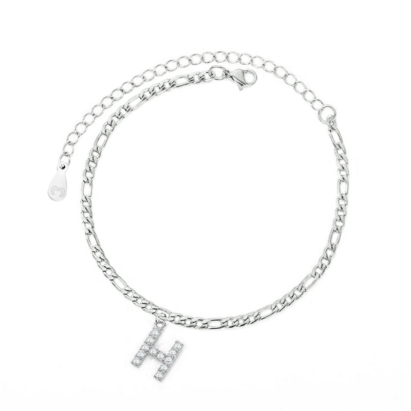 Bracelet de cheville "Initiales" - LaMaisonDesBijoux