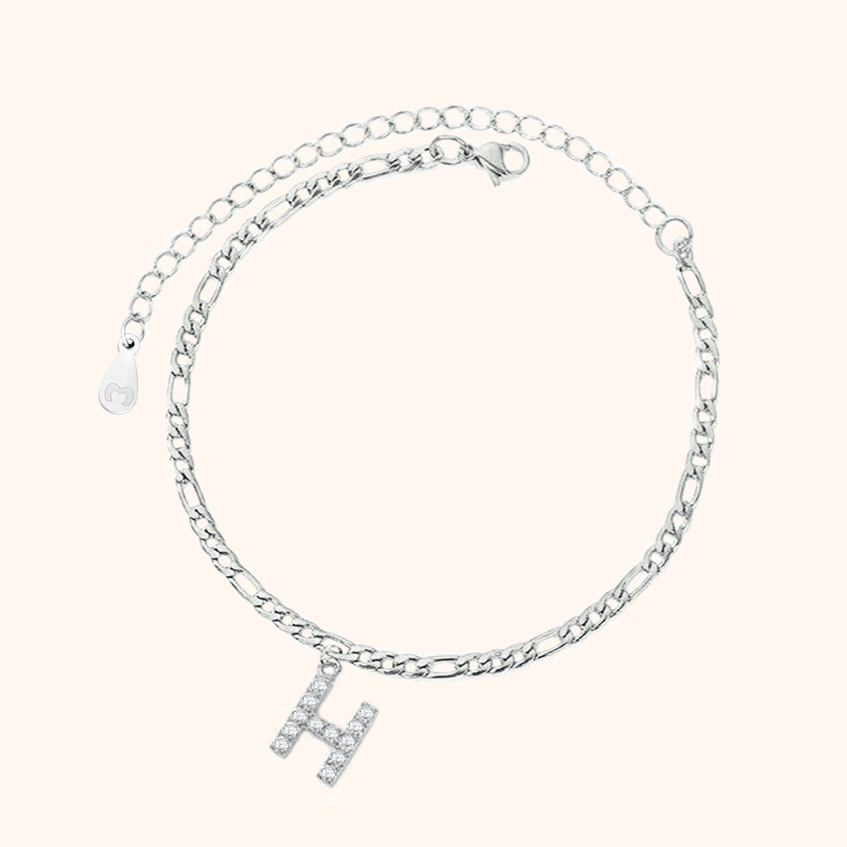 Bracelet de cheville Initiales - LaMaisonDesBijoux