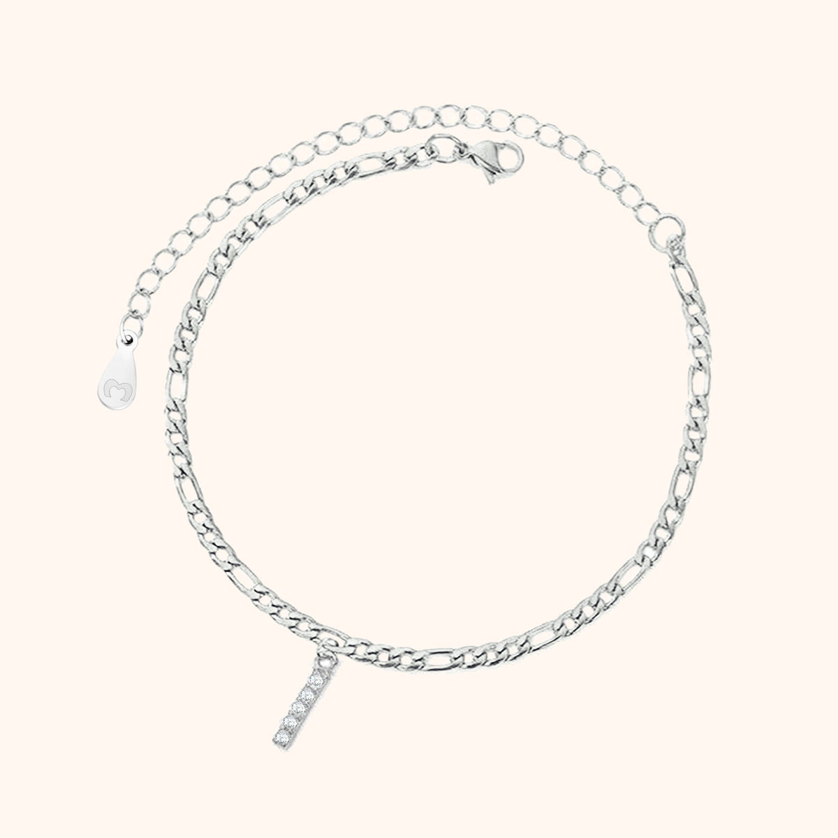 Bracelet de cheville Initiales - LaMaisonDesBijoux