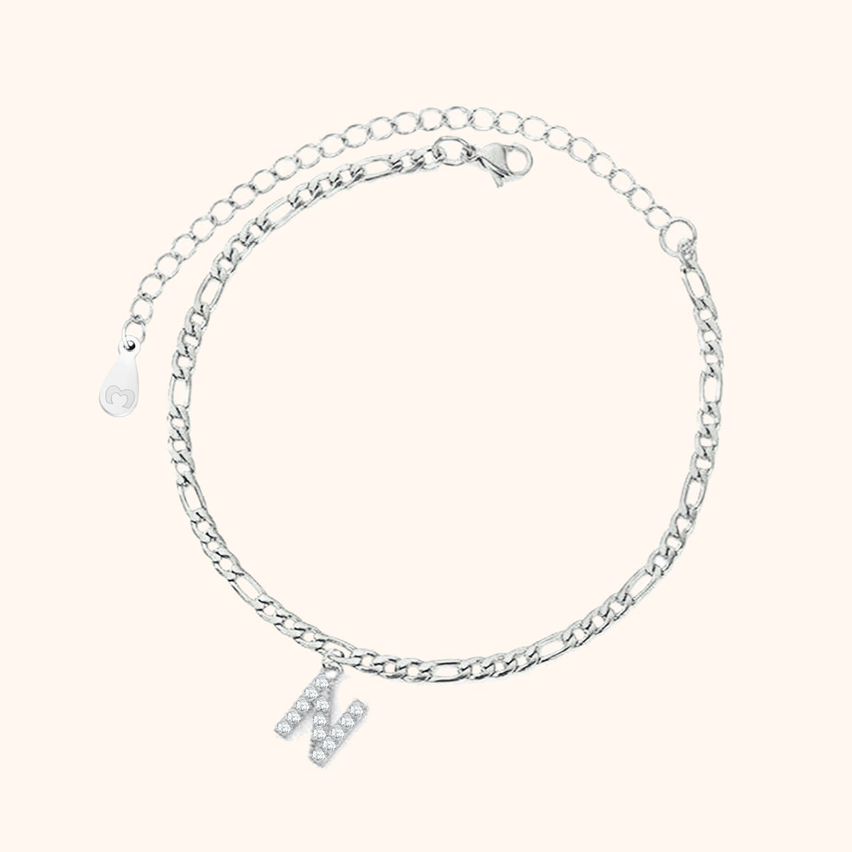 Bracelet de cheville Initiales - LaMaisonDesBijoux