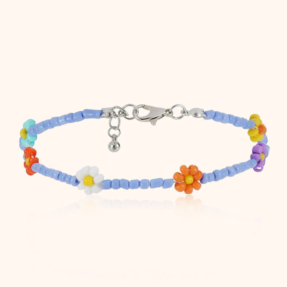 Bracelet de cheville "Petites Fleurs"