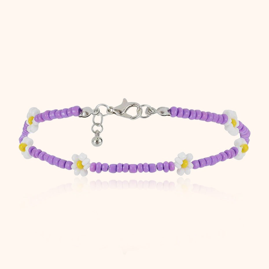 Bracelet de cheville "Petites Fleurs"