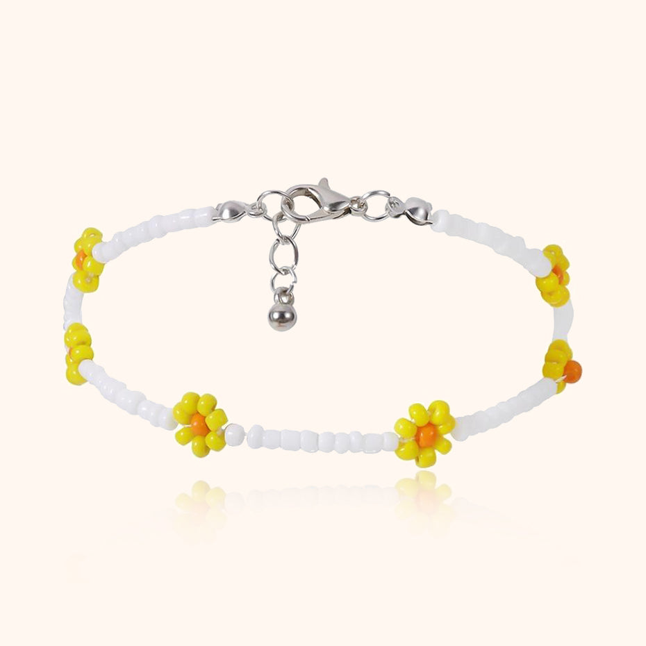 Bracelet de cheville "Petites Fleurs"