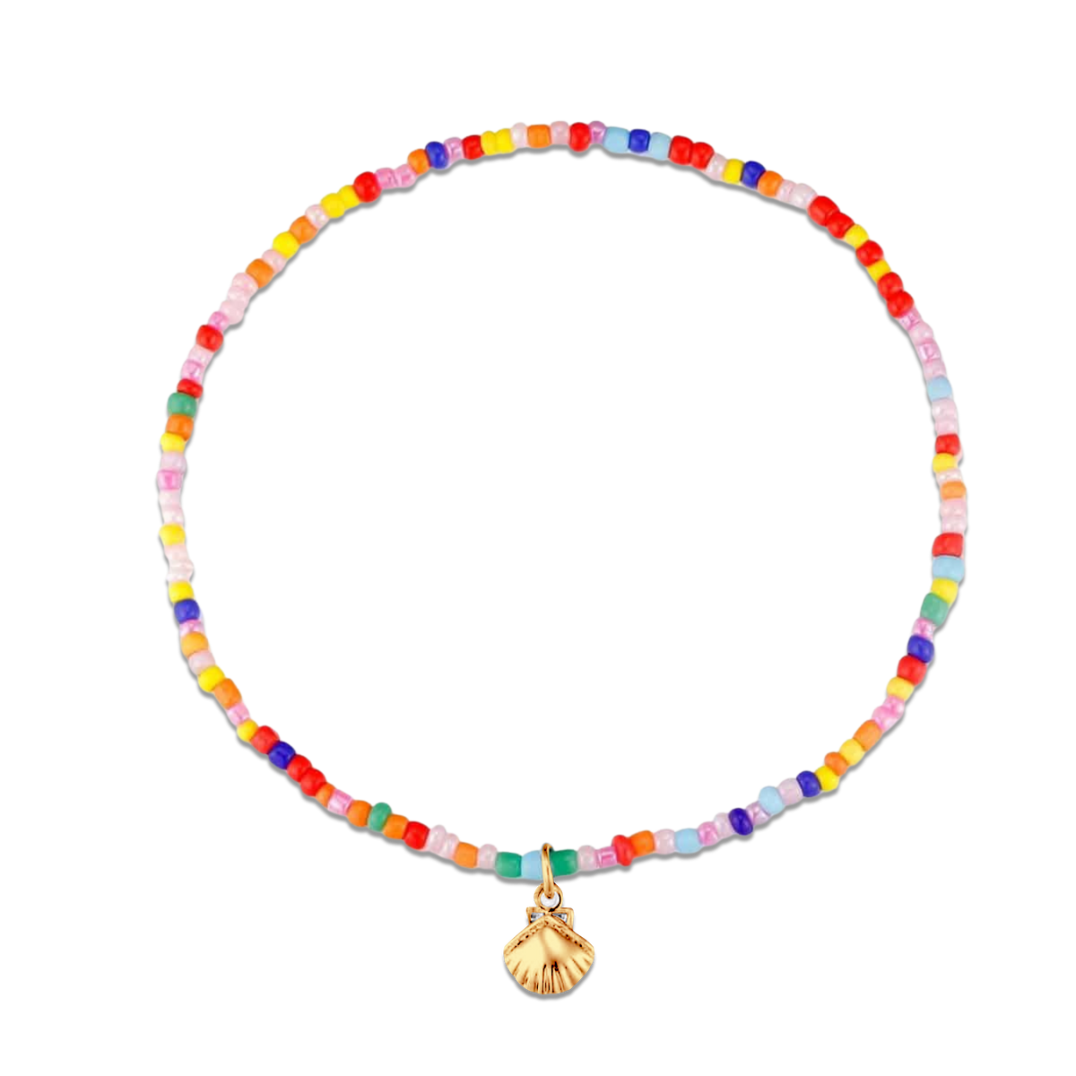 Bracelet de cheville Coquille Multicolore - LaMaisonDesBijoux