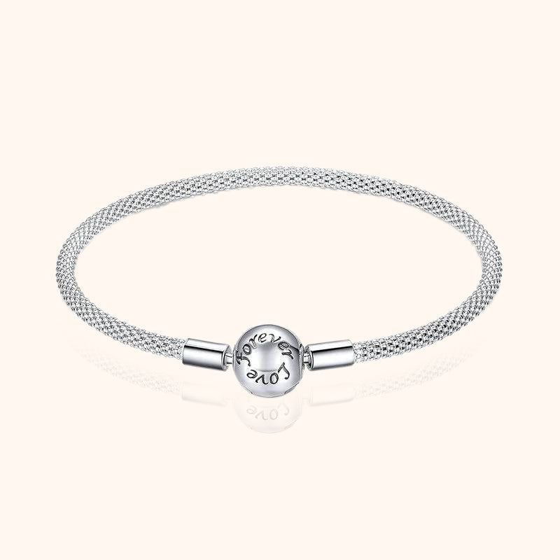 Bracelet semi-rigide BASE Perles "Amour pour Toujours" - LaMaisonDesBijoux