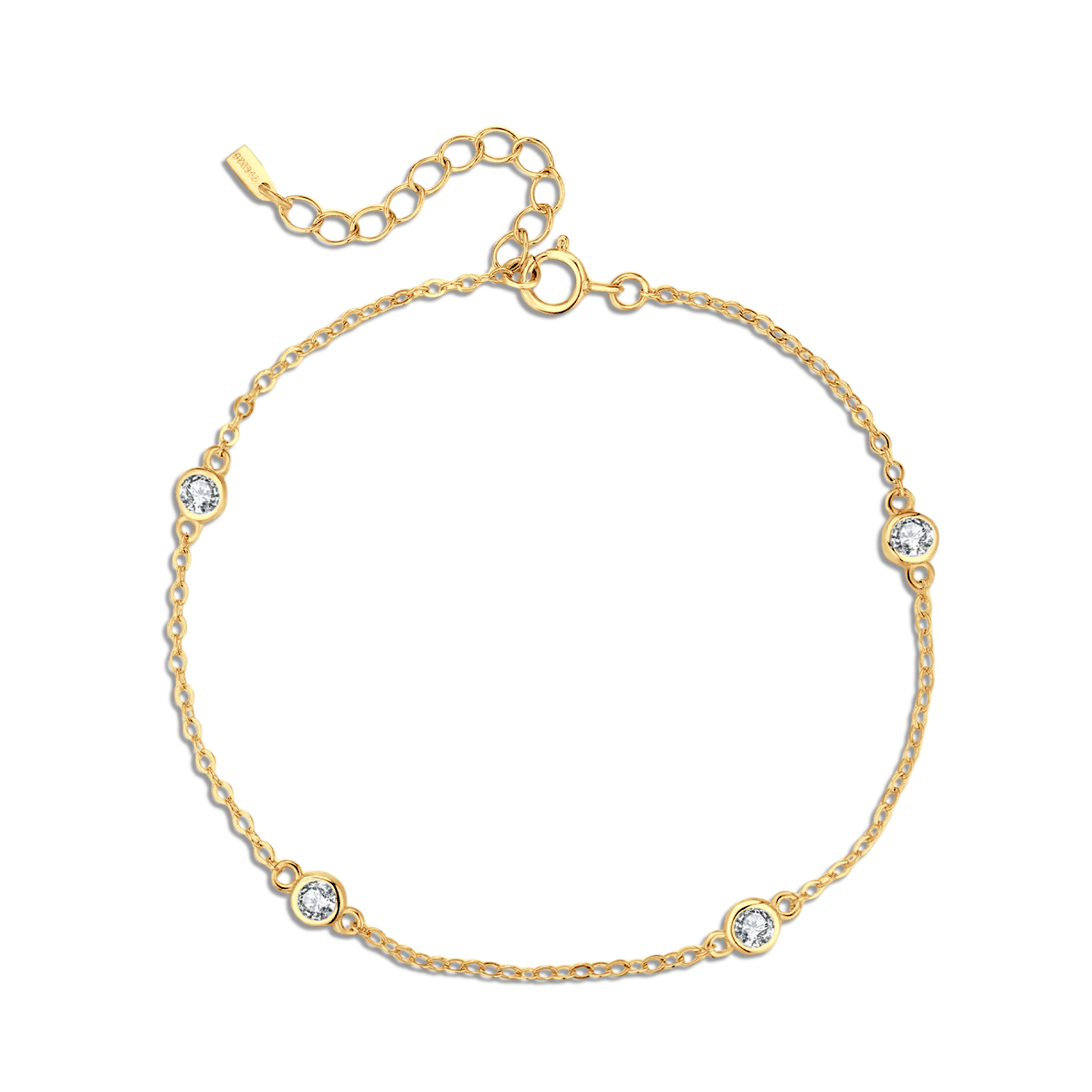 Bracelet Quatre Brillants - LaMaisonDesBijoux