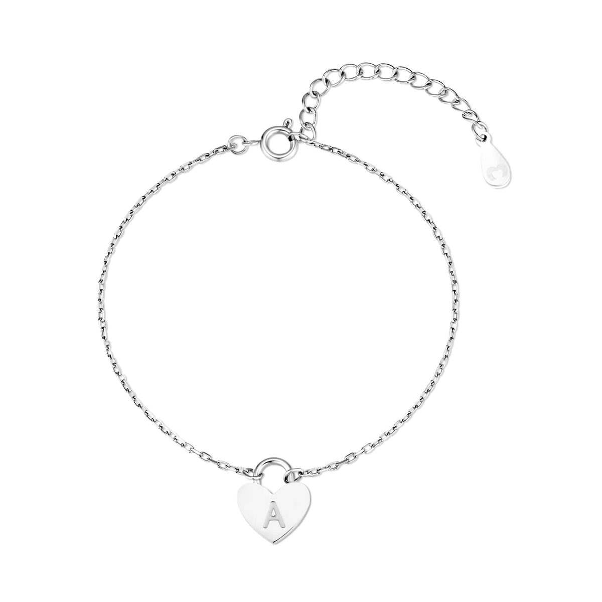 Bracelet Initiale Cœur - LaMaisonDesBijoux