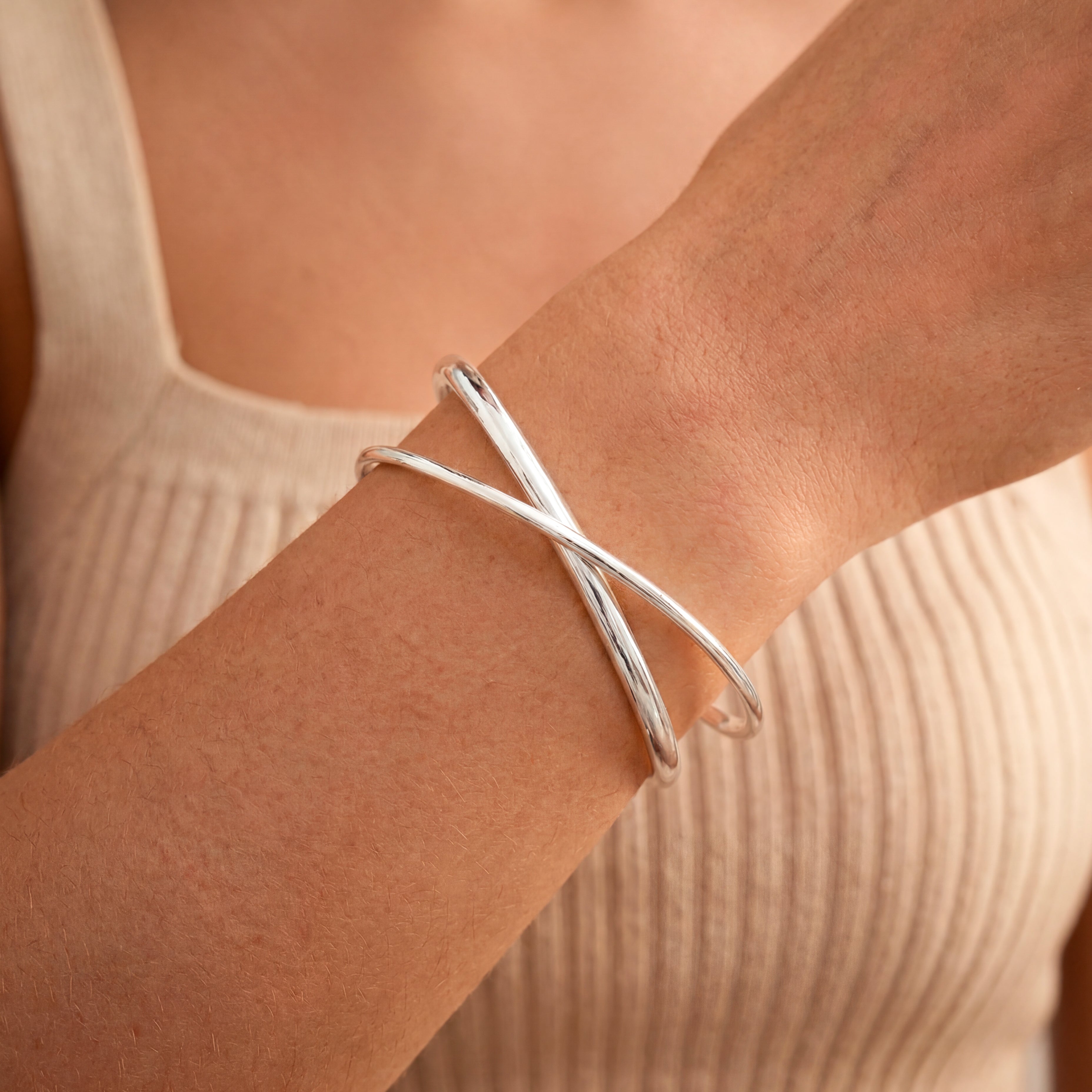 Bracelet Jonc Double Filage