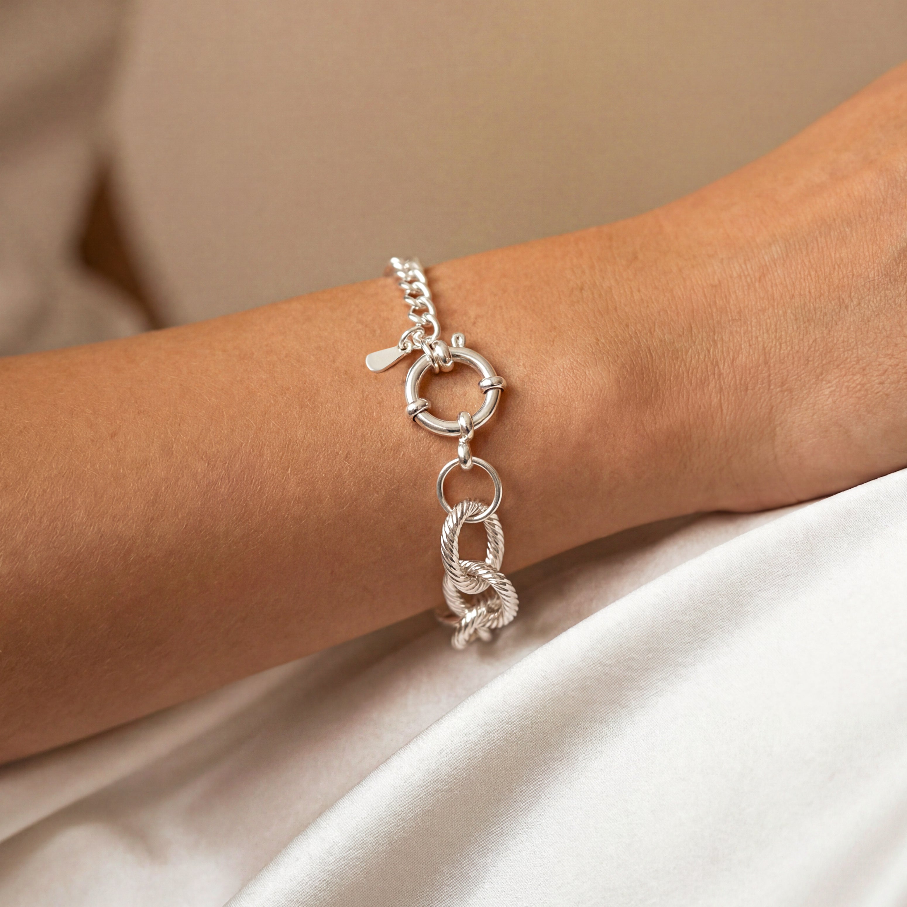 Bracelet Maillon Tressé