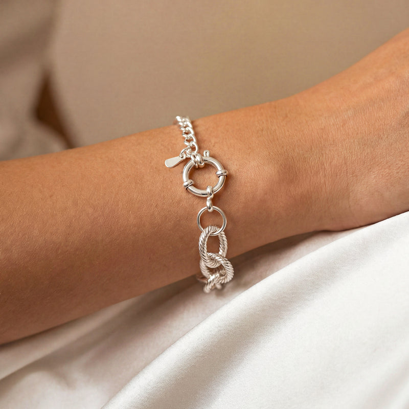 Bracelet Maillon Tressé