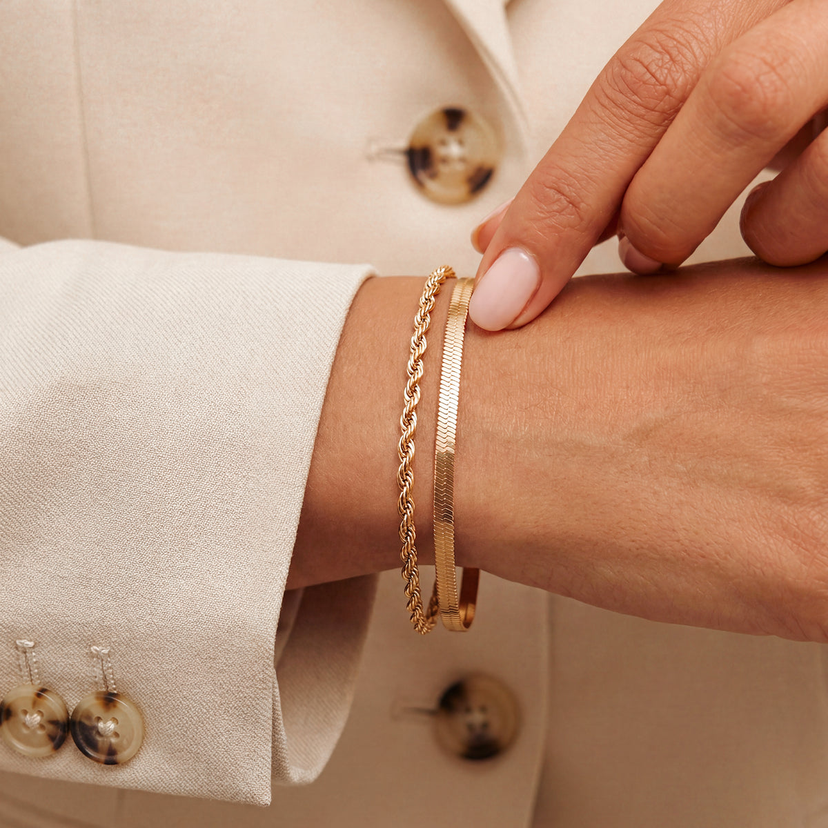 Bracelet Chaînes Mixtes