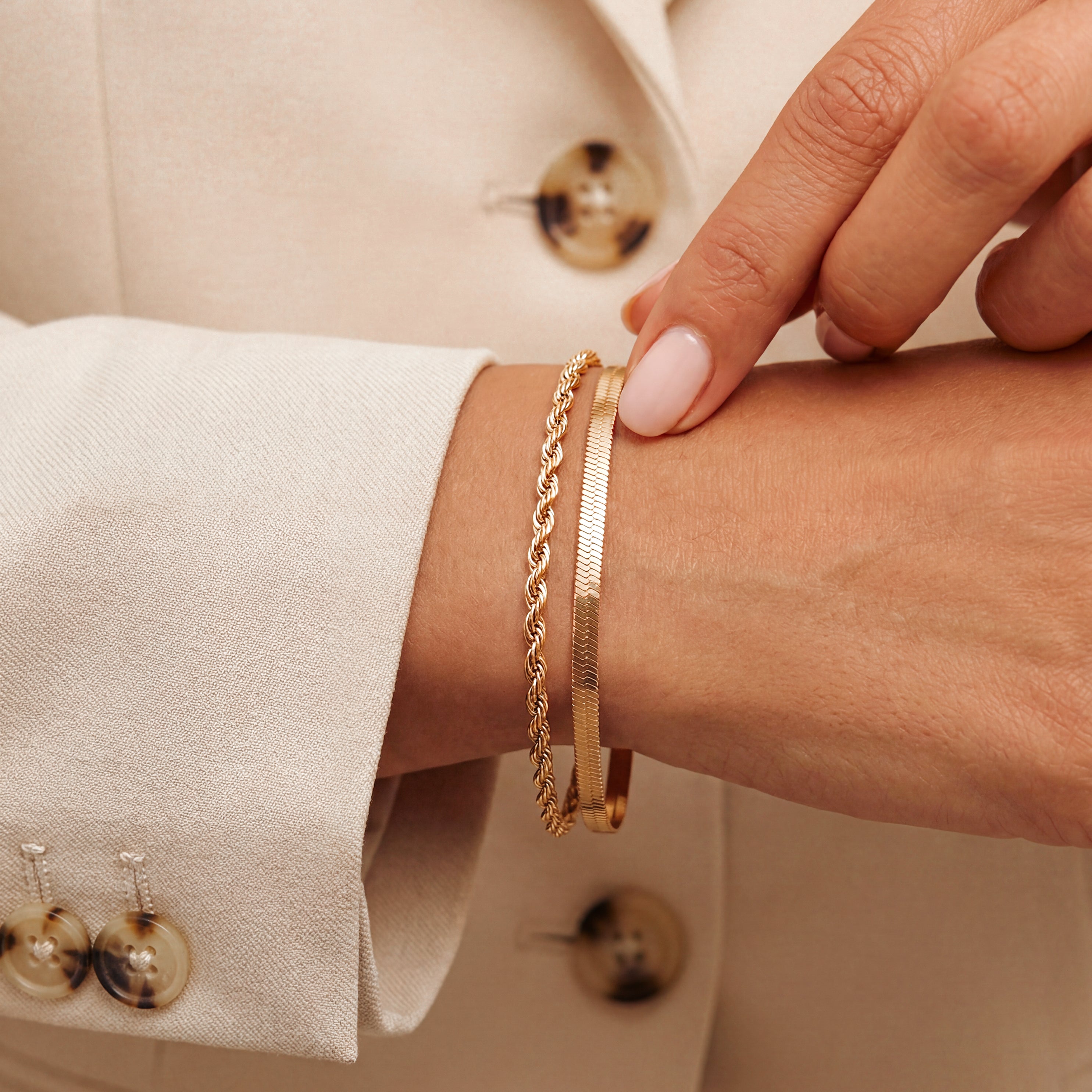 Bracelet Chaînes Mixtes
