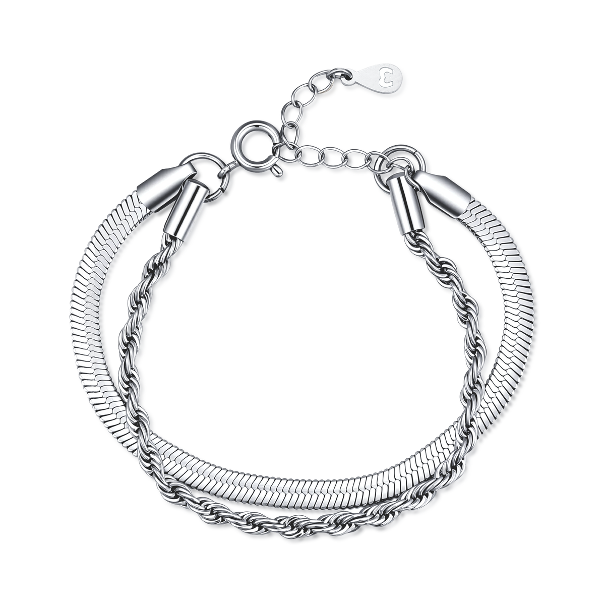 Bracelet Chaînes Mixtes