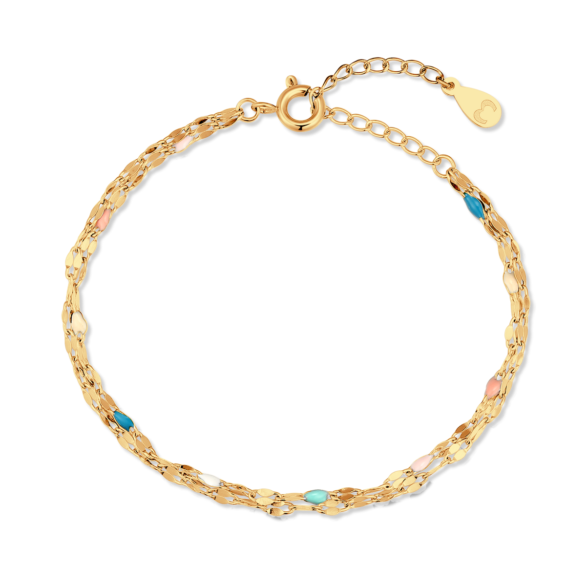 Bracelet Boules Colorées