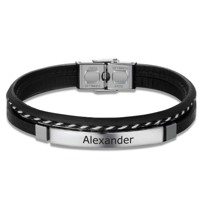 Bracelet Homme BRAVE Lord - Personnalisé - LaMaisonDesBijoux