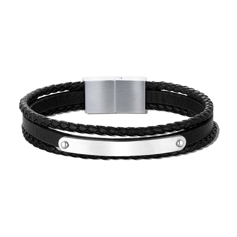 Bracelet Homme BRAVE Rebelle - Personnalisé - LaMaisonDesBijoux