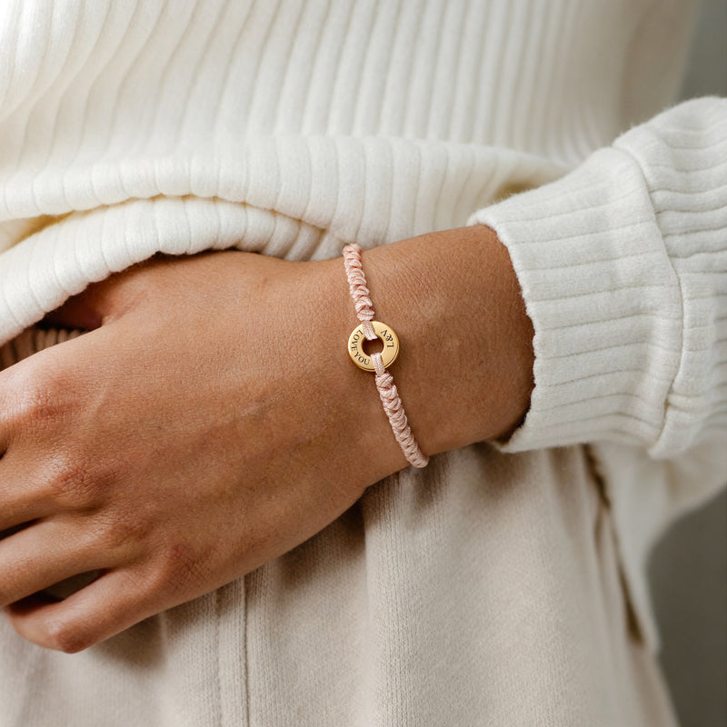 Bracelet Rose Clair - Personnalisé - LaMaisonDesBijoux
