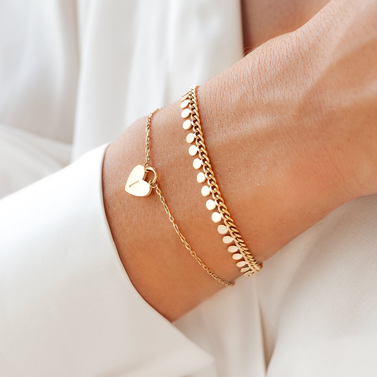 Bracelet "Initiale Cœur" - LaMaisonDesBijoux