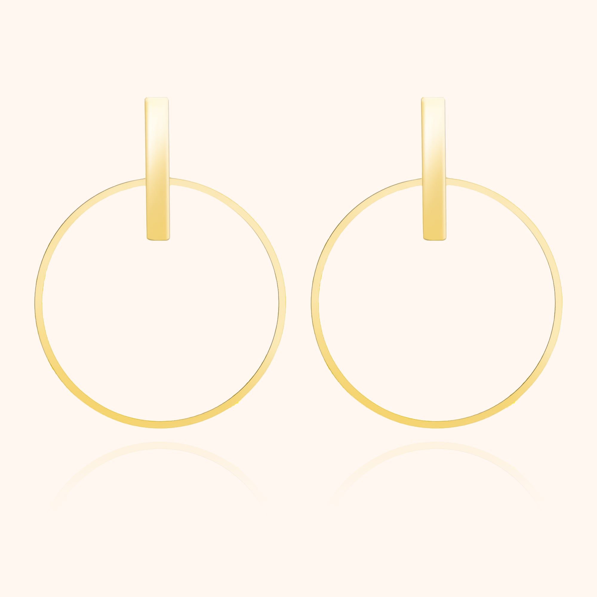 Boucles "Cerceaux Minimalistes" - LaMaisonDesBijoux