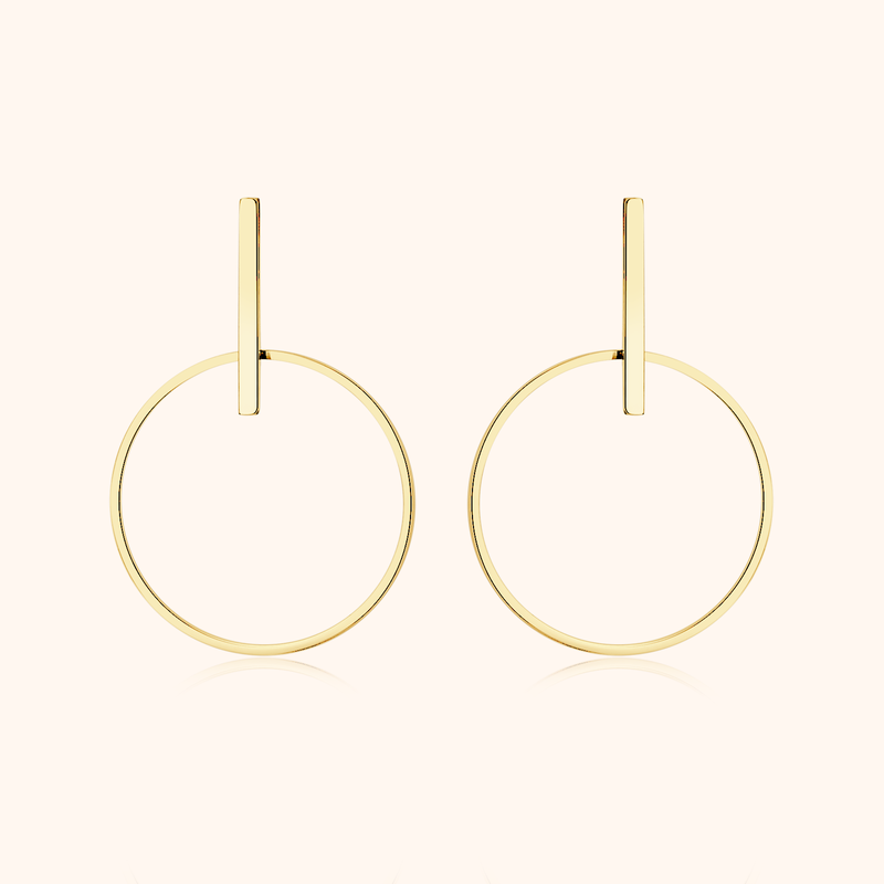 Boucles Cerceaux Minimalistes - LaMaisonDesBijoux