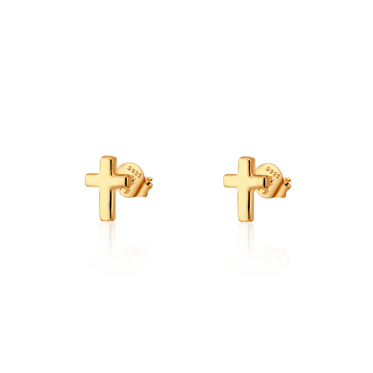 Boucles d'oreilles Mini Croix - LaMaisonDesBijoux