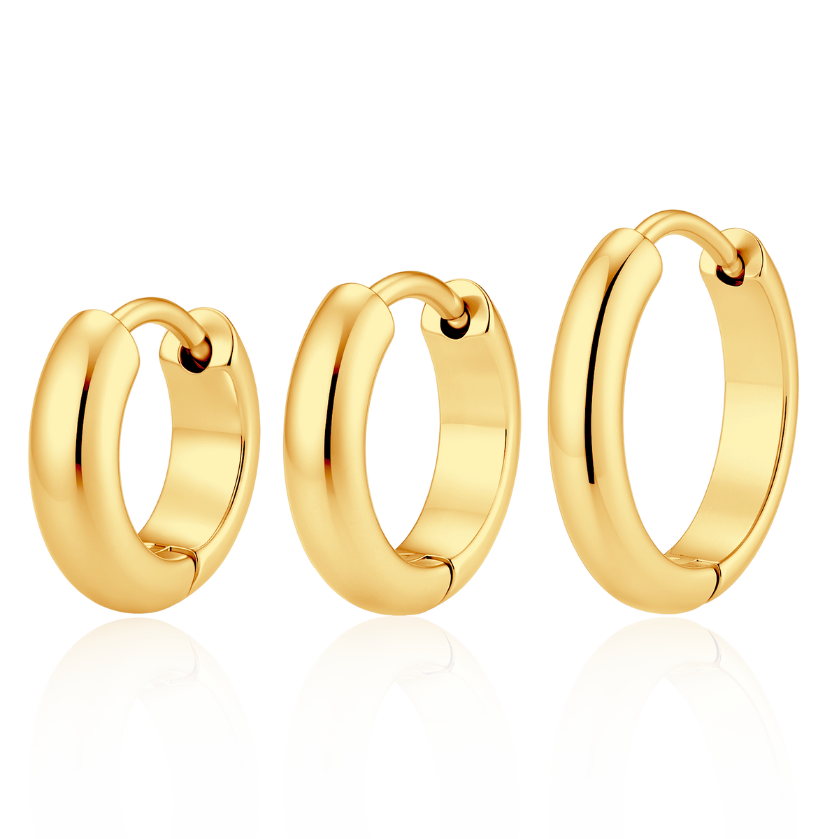 3-Ring-Ohrringe
