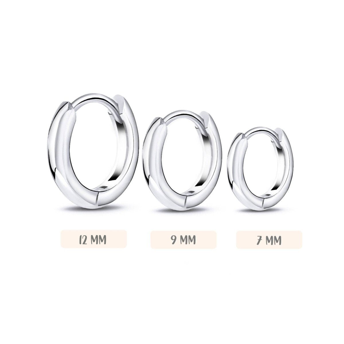 Boucles d'oreilles 3-Anneaux