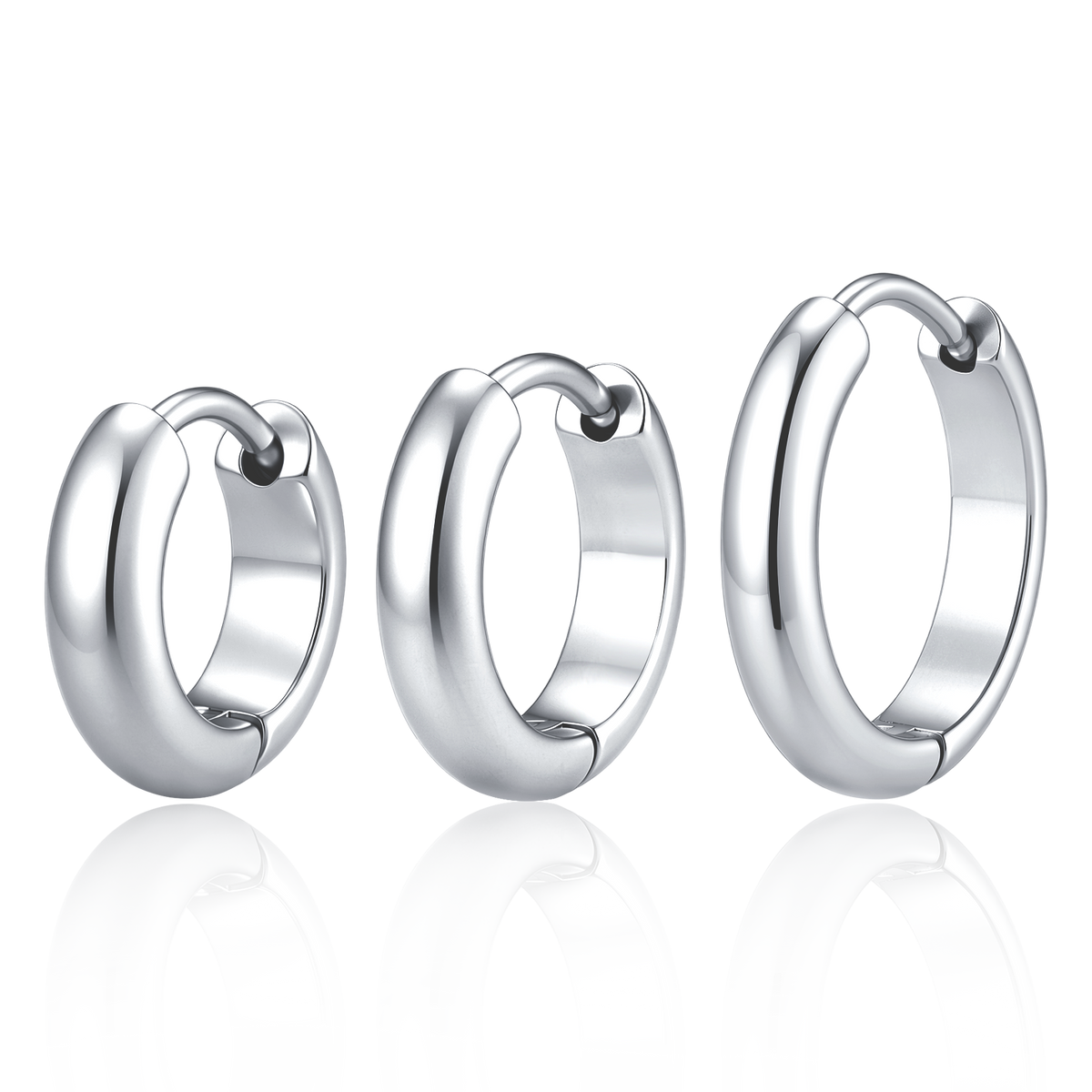 3-Ring-Ohrringe