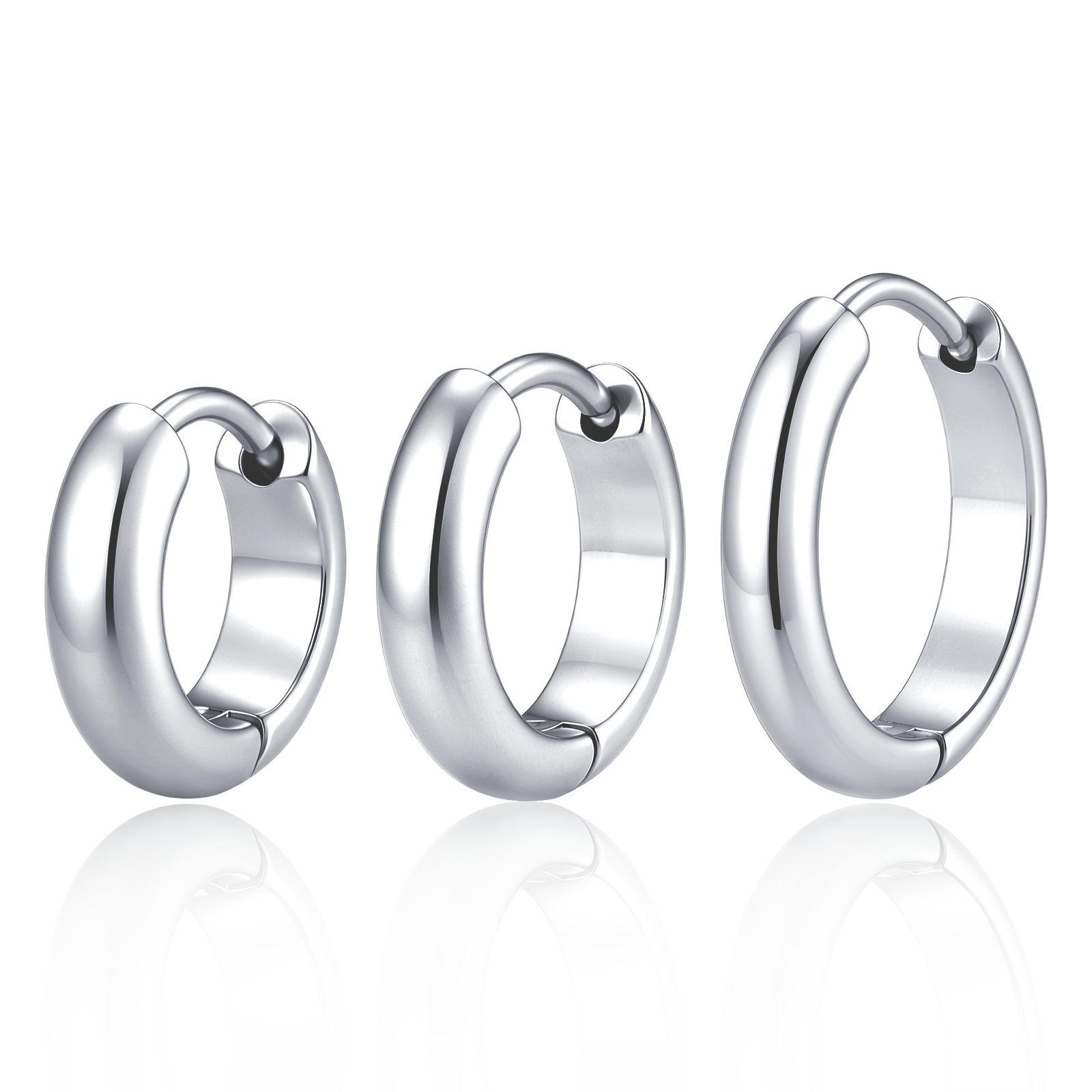 Boucles d'oreilles 3-Anneaux