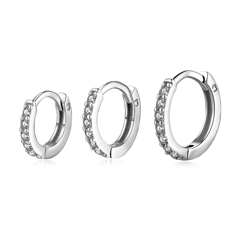 Boucles d'oreilles Triple Anneaux - LaMaisonDesBijoux