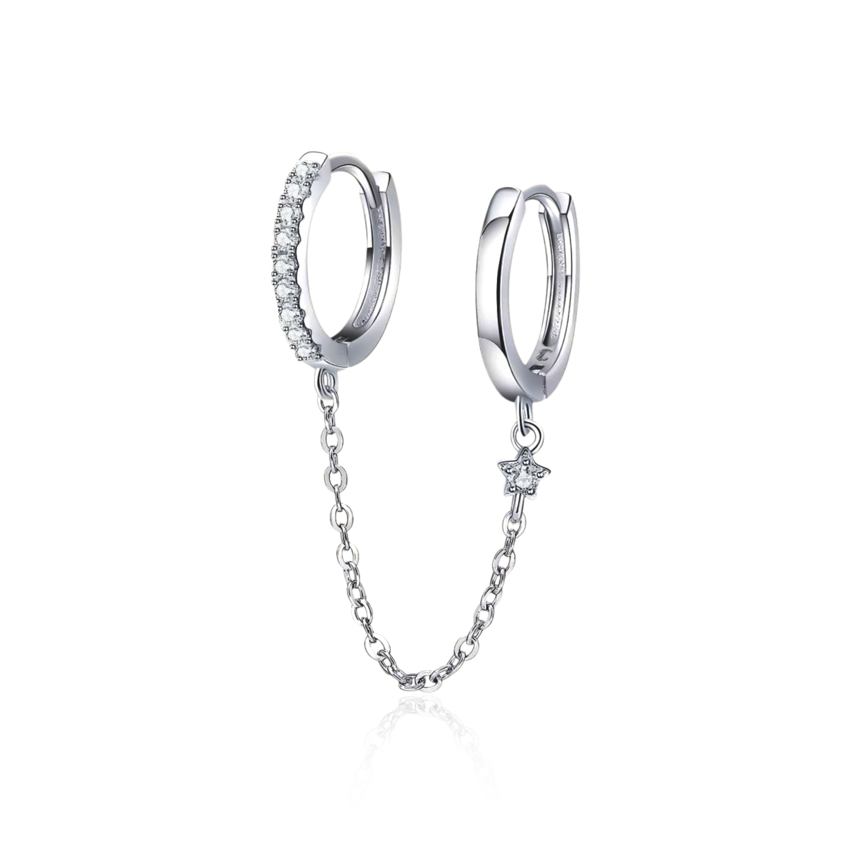 Boucle Anneaux Chaîne - LaMaisonDesBijoux