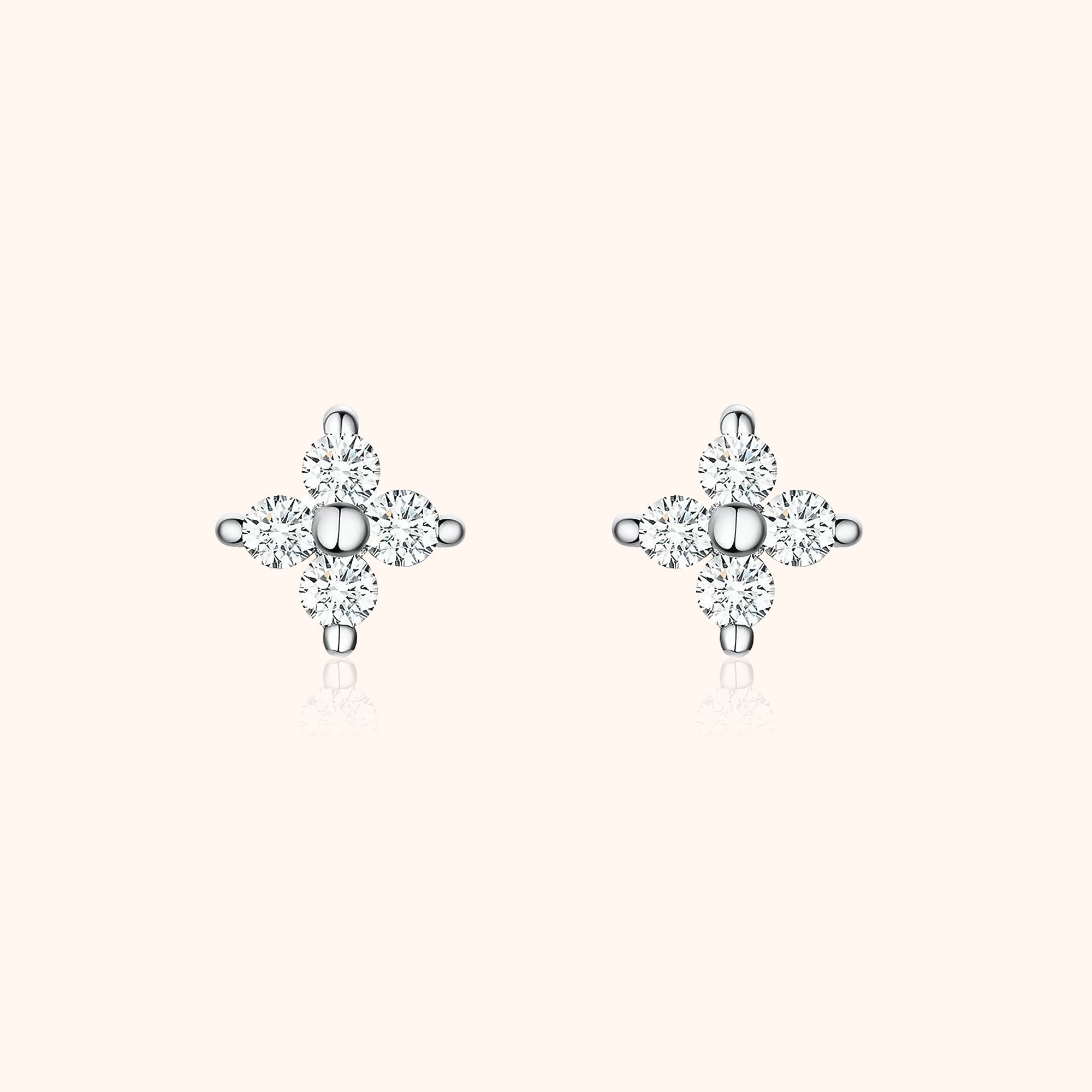 Boucles Mini "Fleur de Cristal" - LaMaisonDesBijoux