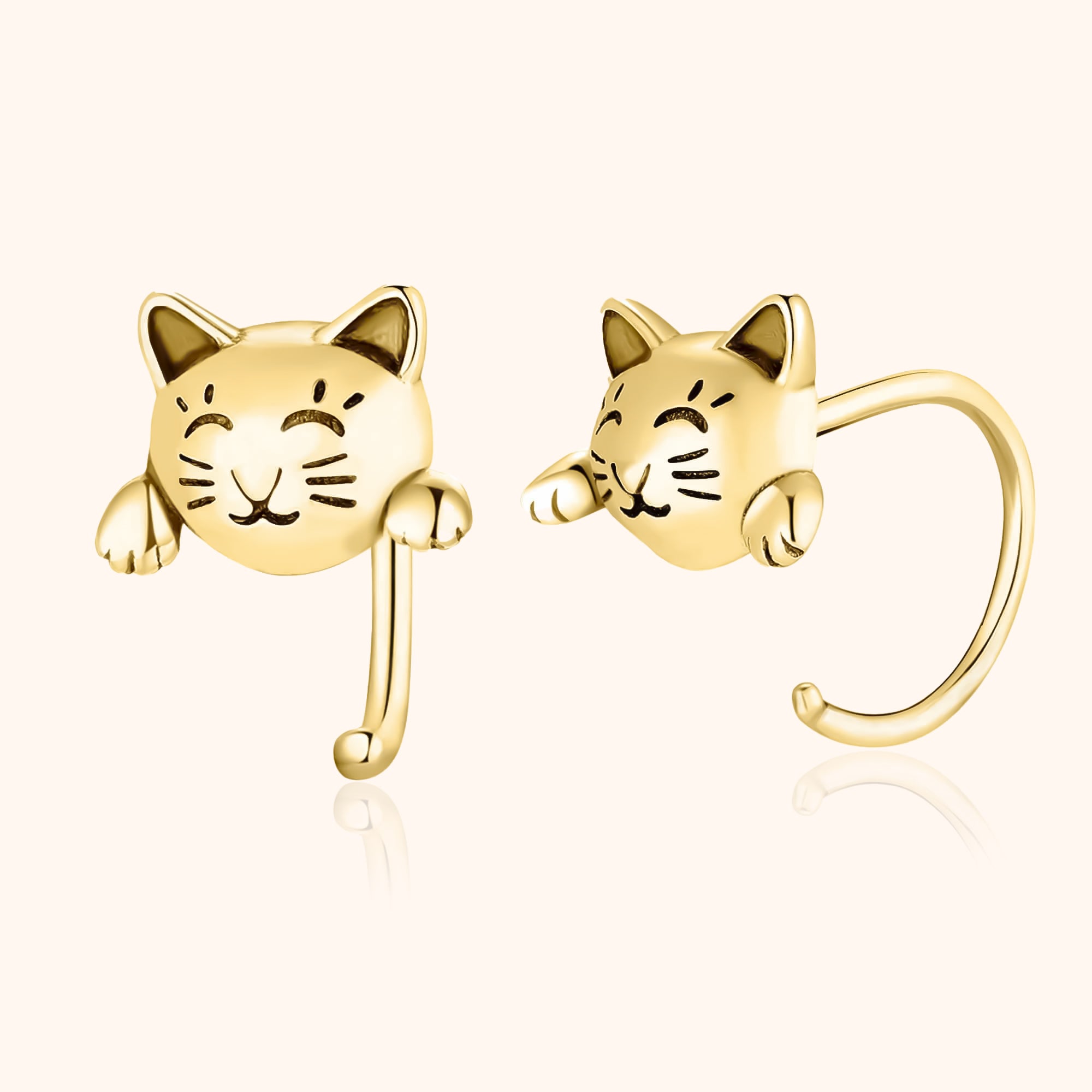 Boucles "Chatons" - LaMaisonDesBijoux