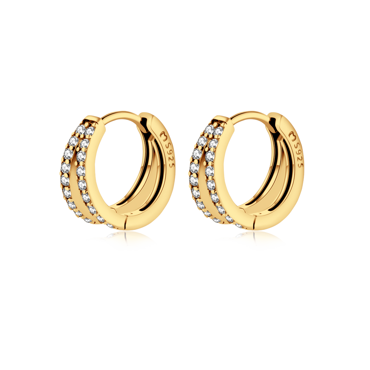 Boucles d'oreilles Anneaux Lumineux - LaMaisonDesBijoux