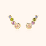 Boucles "Cercles Multicolore" - LaMaisonDesBijoux