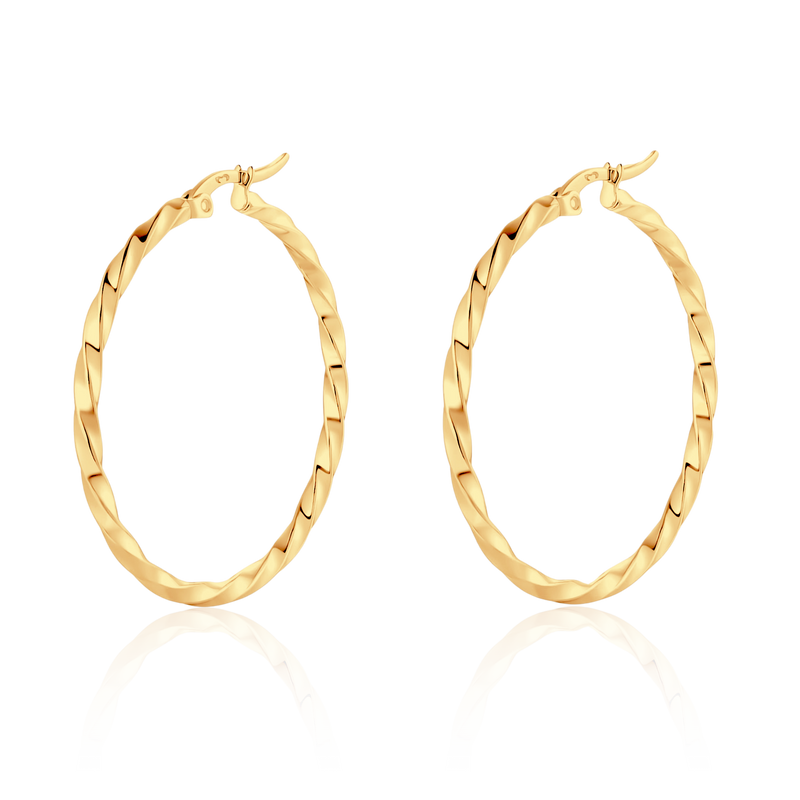 Boucles d'oreilles Torsion - LaMaisonDesBijoux